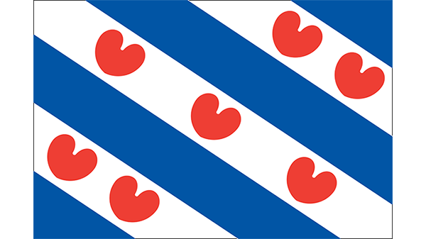 Provincievlag Friesland - 600 * 337 pixels